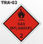 Placa para Sinalização Transportes perigosos - 2