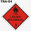 Placa para Sinalização Transportes perigosos - 5