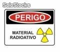 Placa - Perigo Material Radioativo