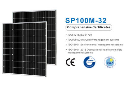Placa solar monocristalina fotovoltaica de células PERC 182