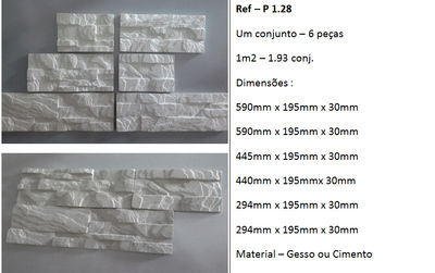 placas decorativas 3D e pedra decorativa para revestimento de paredes - Foto 3