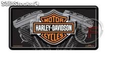 Placas Harley Davidson - Reproduções Em Aço Carbono