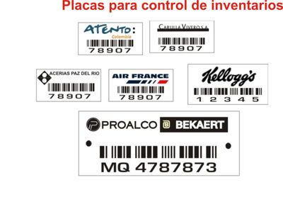 Placas inventario - Foto 2