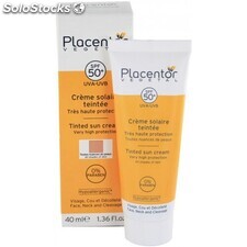 Placentor végétal Crème solaire teintée spf 50+