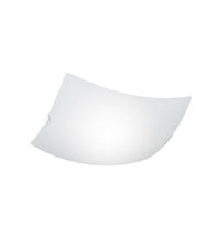 Plafon 2 luces modelo Marc acabado blanco 10 cm(alto) 30 cm(ancho) 30 cm(fondo