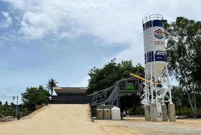 Planta de producción de fabricación de cemento oficial 40M3/H de XCMG HZS40VY - Foto 3