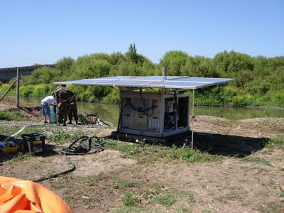 Planta potabilizadora de agua solar móvil / unidad móvil de tratamiento de agua - Foto 3