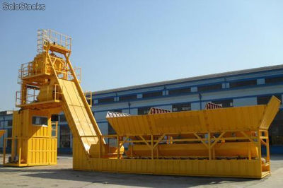 plantas móviles de hormigón fabricación concreto productividad de 75m3/h