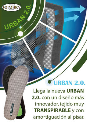 Plantillas Urban 2.0. anatómicas para pies. Talla 37/38