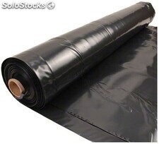 Plástico agrícola negro 600 galgas - rollo 6 x 60 m (360m2)