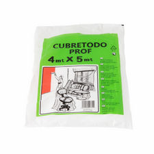 Plástico Cubretodo Protector Multiuso (4x5 m, 10 Micras Fuerte 6 piezs)