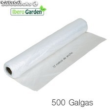 Plástico natural 500 galgas 12 metros ancho (780 M2)