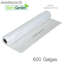Plástico Natural 600 Galgas Y 6 Metros De Ancho (330 M2 )