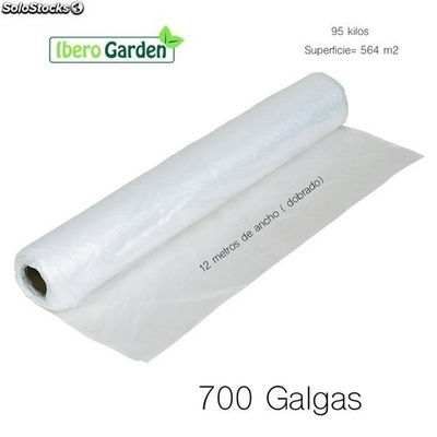 Plástico natural 700 galgas 12 metros ancho (564 M2)