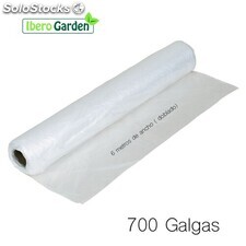 Plástico natural 700 galgas- 6 metros ancho (precio x metro lineal)
