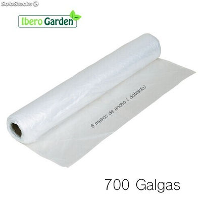 Plástico natural 700 galgas- 6 metros ancho (precio x metro lineal)