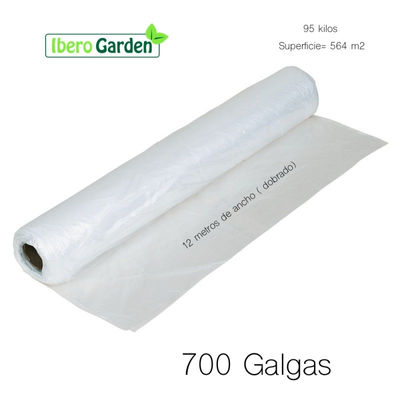 Plástico Natural 700 Galgas Y 12 Metros De Ancho (564 M2 )