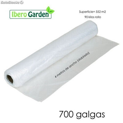 Plástico Natural 700 Galgas y 4 Metros ancho (precio x metro lineal)