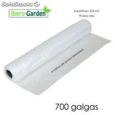 Plástico Natural 700 Galgas Y 4 Metros De Ancho ( 552 M2)