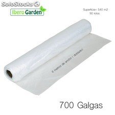 Plástico Natural 700 Galgas Y 6 Metros De Ancho (540 M2 )