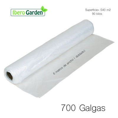 Plástico Natural 700 Galgas Y 6 Metros De Ancho (540 M2 )