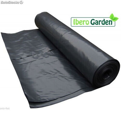 Plástico negro 600 galgas 12 metros ancho al corte (precio x metro lineal)