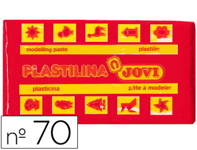Plastilina jovi 70 rojo -unidad -tamaño pequeño