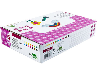 Plastilina liderpapel en barras de 50 gramos caja de 30 unidades colores - Foto 3