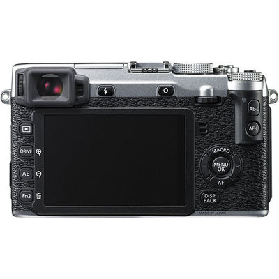 Plata Fujifilm X-E2 16.3 MP cámara digital sin espejo de cuerpo