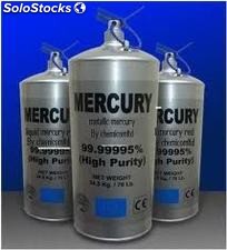 Plata Líquido mercurio (l)