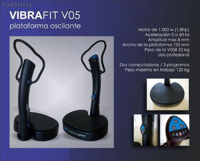 Plataforma Vibratoria Oscilatoria Profesional vibrafit V05 Alemana