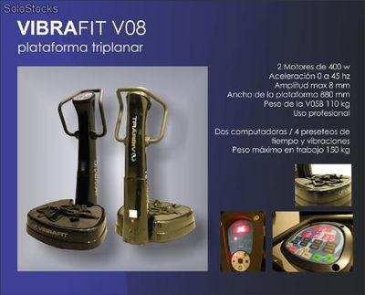 Plataforma Vibratoria Triplanar Profesional vibrafit V08 Alemana
