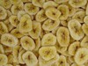 Plátano orgánico natural liofilizado