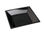 Plato bol de plástico cuadrado hondo color negro, caja 96 unidades - 1