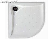 Plato de ducha de porcelana ROCA Easy STV 80x80 cm. Blanco