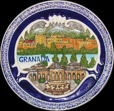 Plato decorativo Granada 20 cms