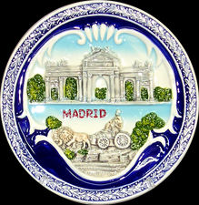 Plato decorativo Madrid 10 cms