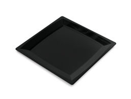Plato luxe de plástico mediano color negro, caja 576 unidades - Foto 2