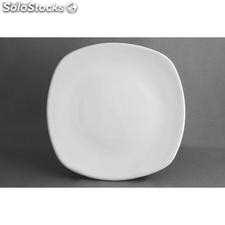 Plato trinche 19 cm quadra dos blanco