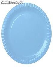 Platos 30 cm azul claro
