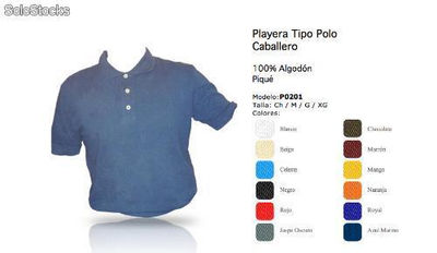 Playeras Tipo Polo
