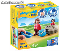 Playmobil 1.2.3 - Mein Schiebehund (70406)