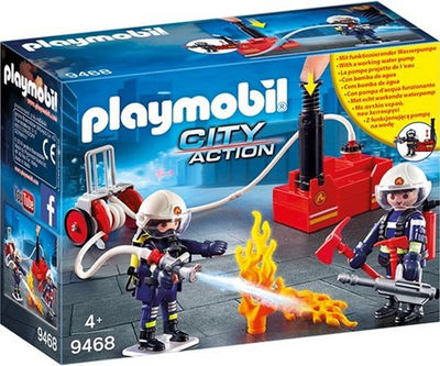 Playmobil 9468 city action feuerwehr 14,5X18,5CM