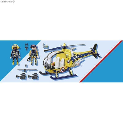 Playmobil Air StuntShow Helicóptero Rodaje de Película - Foto 3
