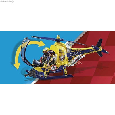 Playmobil Air StuntShow Helicóptero Rodaje de Película - Foto 4