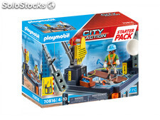 Playmobil City Action - Baustelle mit Seilwinde (70816)