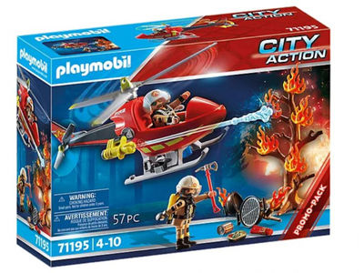 Playmobil City Action - Feuerwehr Hubschrauber (71195)