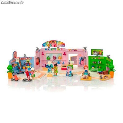 Playmobil City Life Paseo Comercial con 3 Tiendas - Foto 3