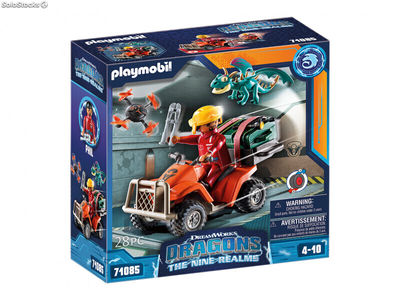 Playmobil Dragons The Nine Realms - Icaris Quad &amp; Phil (71085)