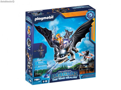 Playmobil Dragons The Nine Realms - Thunder &amp; Tom (71081)